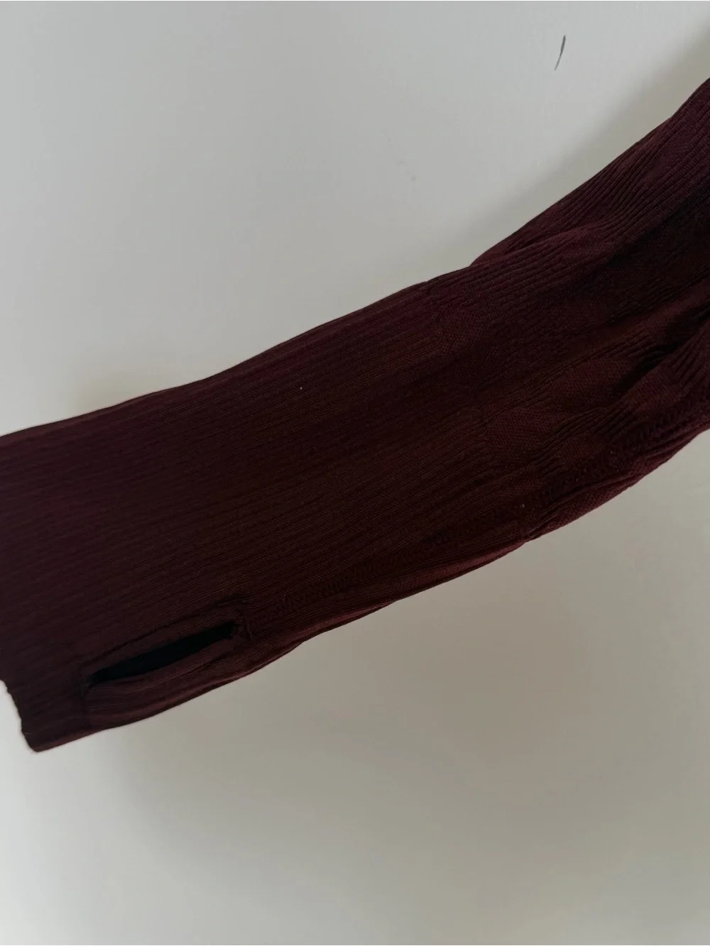 Lululemon Rest Less Long Sleeve Pullover Garnet Burgundy Size 4